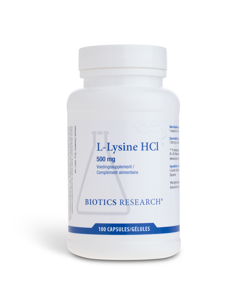 L Lysine HCL 500mg